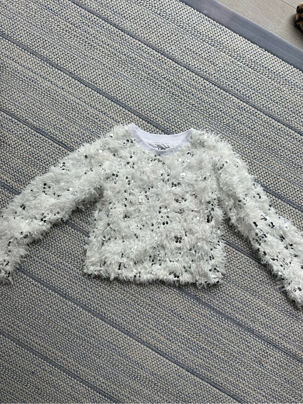 MIA New York Kids' Sequin Texture Sweater like new